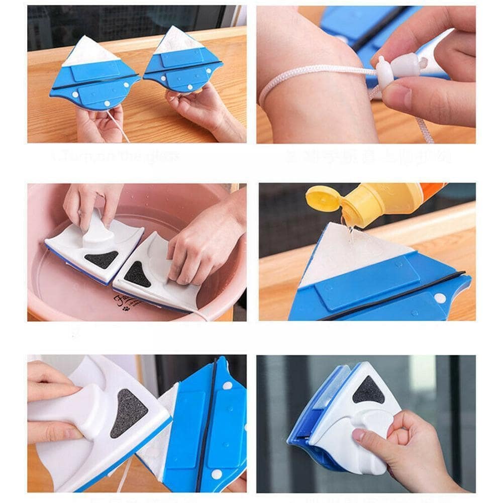 שואב חלונות מגנטי - ניקוי החלונות אף פעם לא היה כל כך קל!