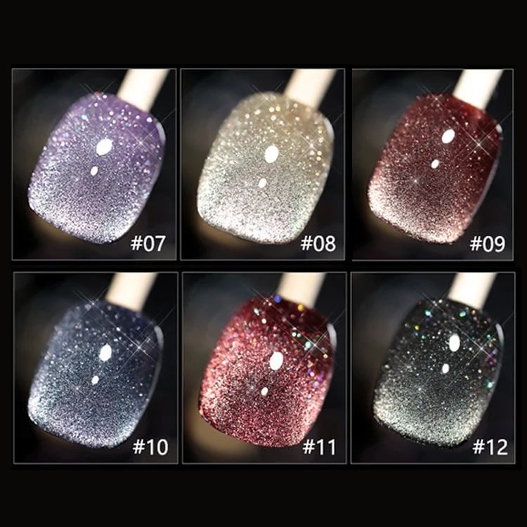 Laser Diamond Nail Polish Kit: Intense shine and glamorous sparkle 